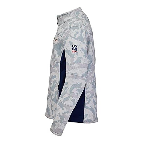 【並行輸入品】Spyder Men's Standard US Ski Team Encore Full Zip Fleece Jacket,の画像