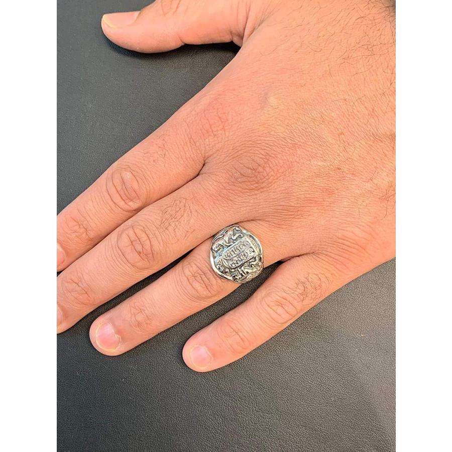 【並行輸入品】Handmade 925 Sterling Silver Ten Commandments and Regal Lions Jewishの画像