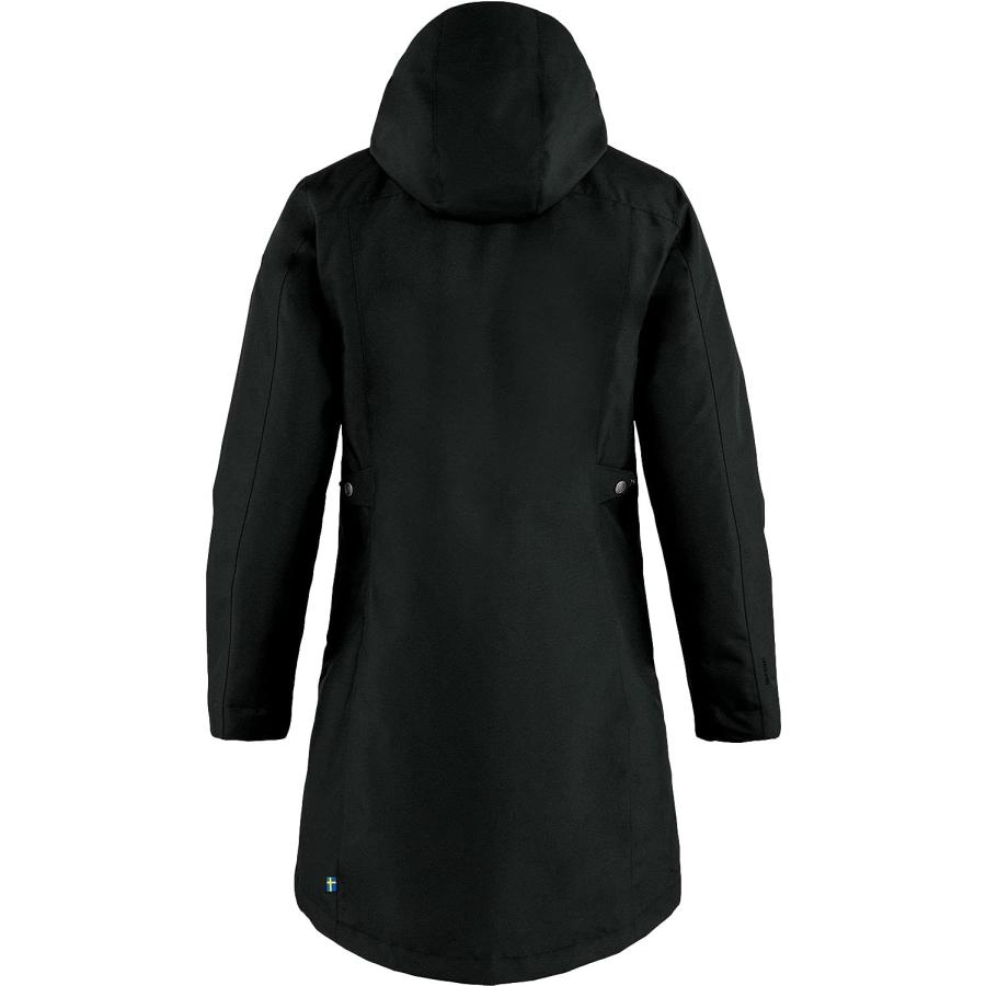 【並行輸入品】Fjallraven F84131550L Visby 3 in 1 Jacket W Black Lの画像