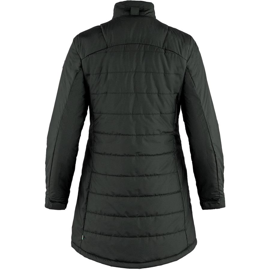 【並行輸入品】Fjallraven F84131550L Visby 3 in 1 Jacket W Black Lの画像