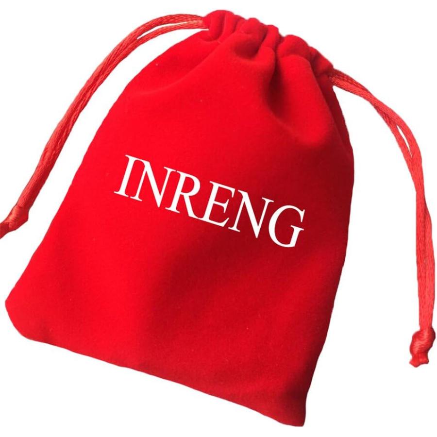 【並行輸入品】INRENG メンズ ウィメンズ ステンレススチール 幅19mm/10mm ワイドリング ビッグクール プレーンバンド マット仕上げ フ_3