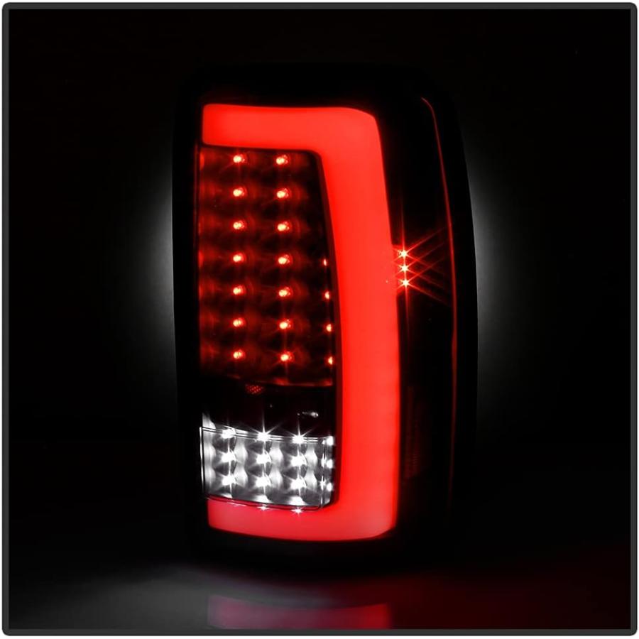 【並行輸入品】VIPMOTOZ OLEDチューブ フルLEDテールブレーキライトランプ ペアセット 2000-2006 サバーバン タホ ユーコン リの画像