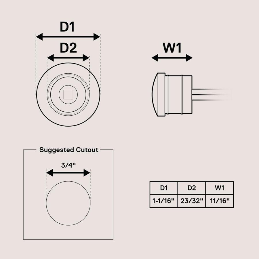 【並行輸入品】10 luces LED redondas de 3/4 pulgadas para remolque  rojas  [3 cableの画像