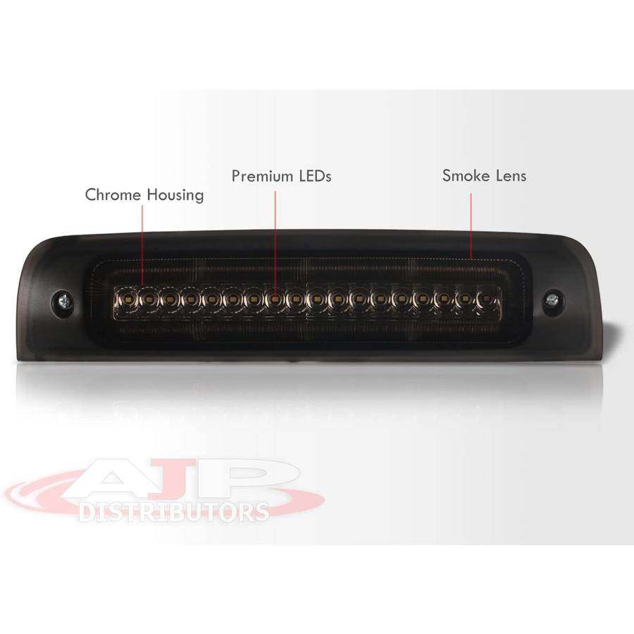 【並行輸入品】AJP Distributors Smoked LED Third 3RD Brake Light Cargo High Mount L_6