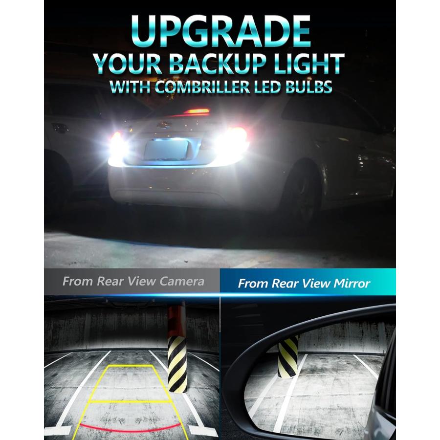 【並行輸入品】Combriller 912 921 LED Bulbs for Backup Reverse Light Bulbs Error Fr_4