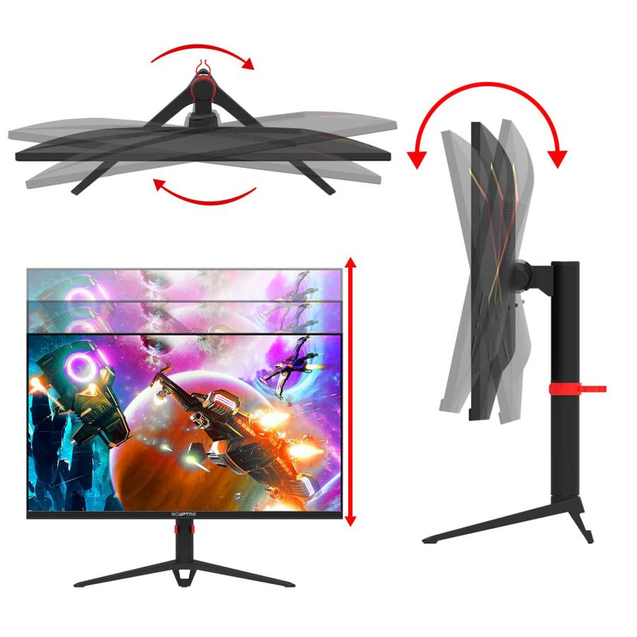 【並行輸入品】Sceptre Monitor de Juego IPS 27" 2K QHD 2560 x 1440p hasta 165Hz_6