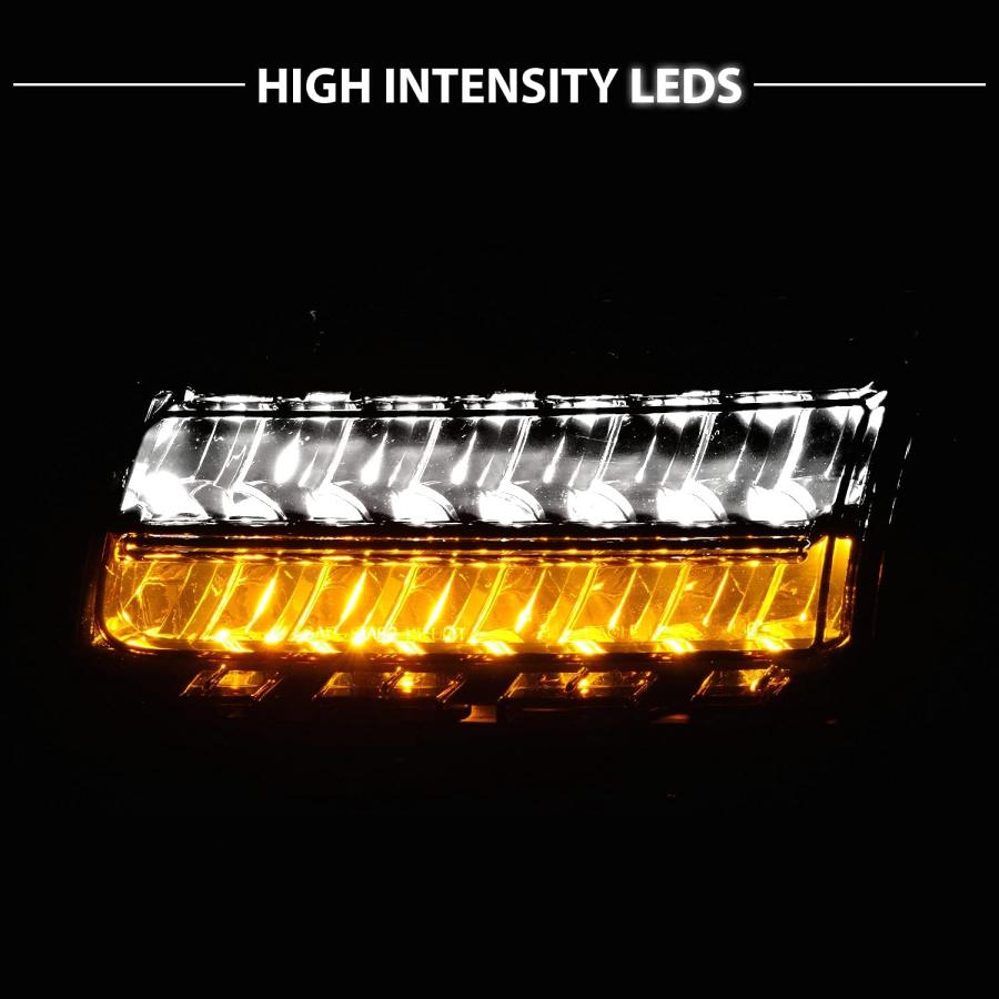 【並行輸入品】AmeriLite 2018-2020 Jeep Wrangler JL スポーツモデル [フルLED DRL] シーケンシャルバンパー_5