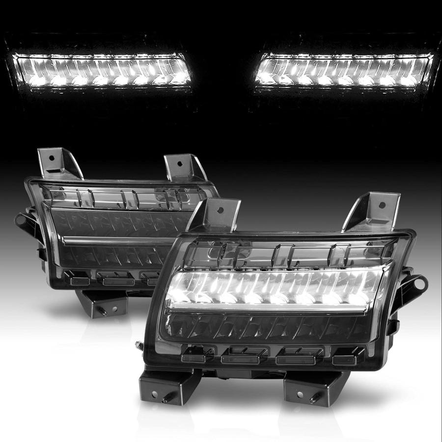 【並行輸入品】AmeriLite 2018-2020 Jeep Wrangler JL スポーツモデル [フルLED DRL] シーケンシャルバンパー_6