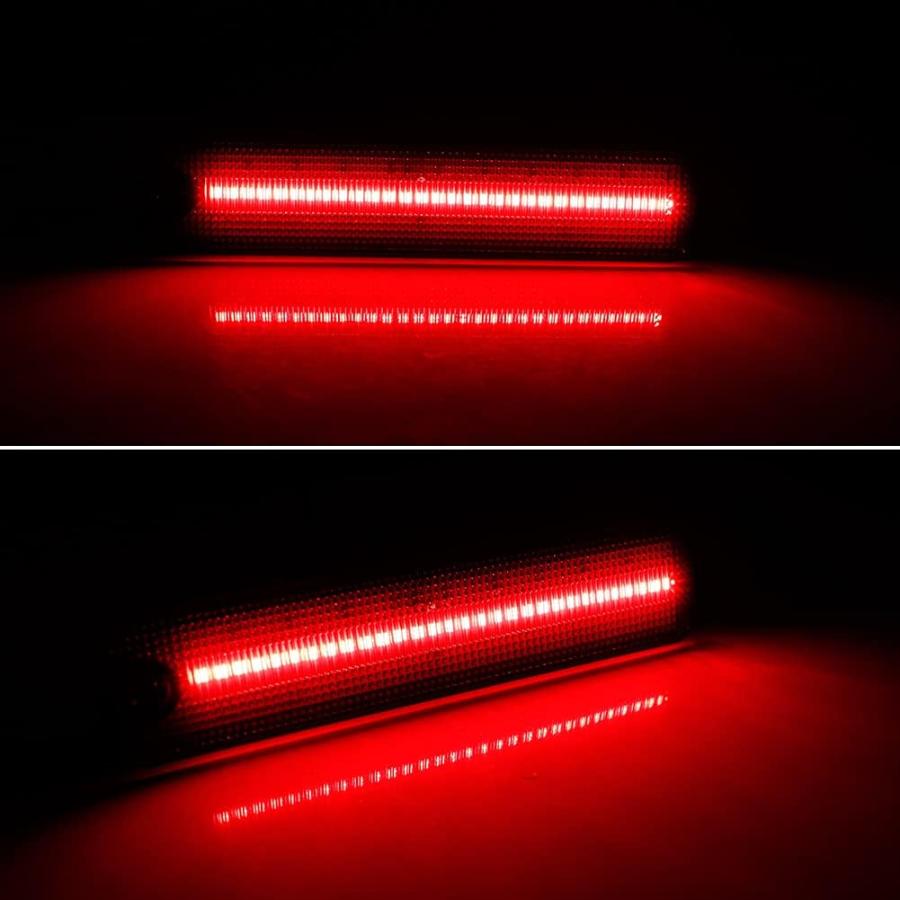 【並行輸入品】KENRTIR スモークレンズ アンバー/レッド LED サイドマーカーライトキット 1998-2002 ポンティアック ファイヤーバーの画像