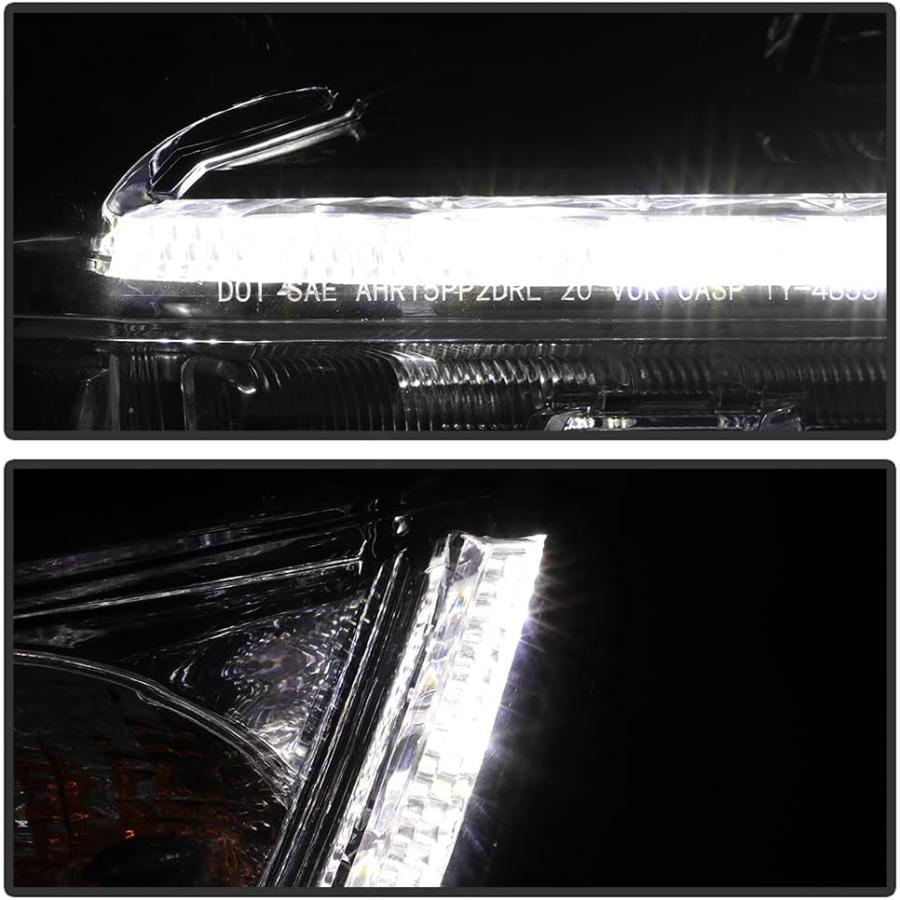 【並行輸入品】ACANII - [LED DRLモデルのみ] 2017 2018 2019 トヨタ ハイランダー LED DRL プロジェクター ヘッ_6