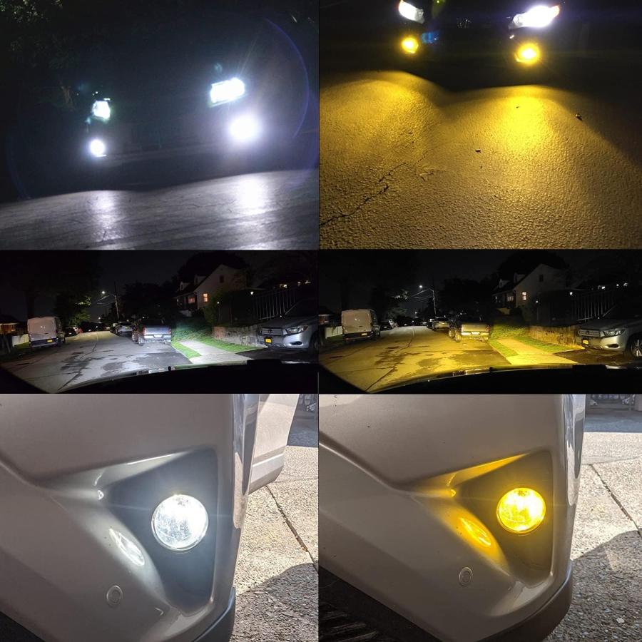 【並行輸入品】Alla Lighting 10000Lms 9005 H10 9145 LED スイッチバック フォグランプ ヘッドライト 6000Kの画像