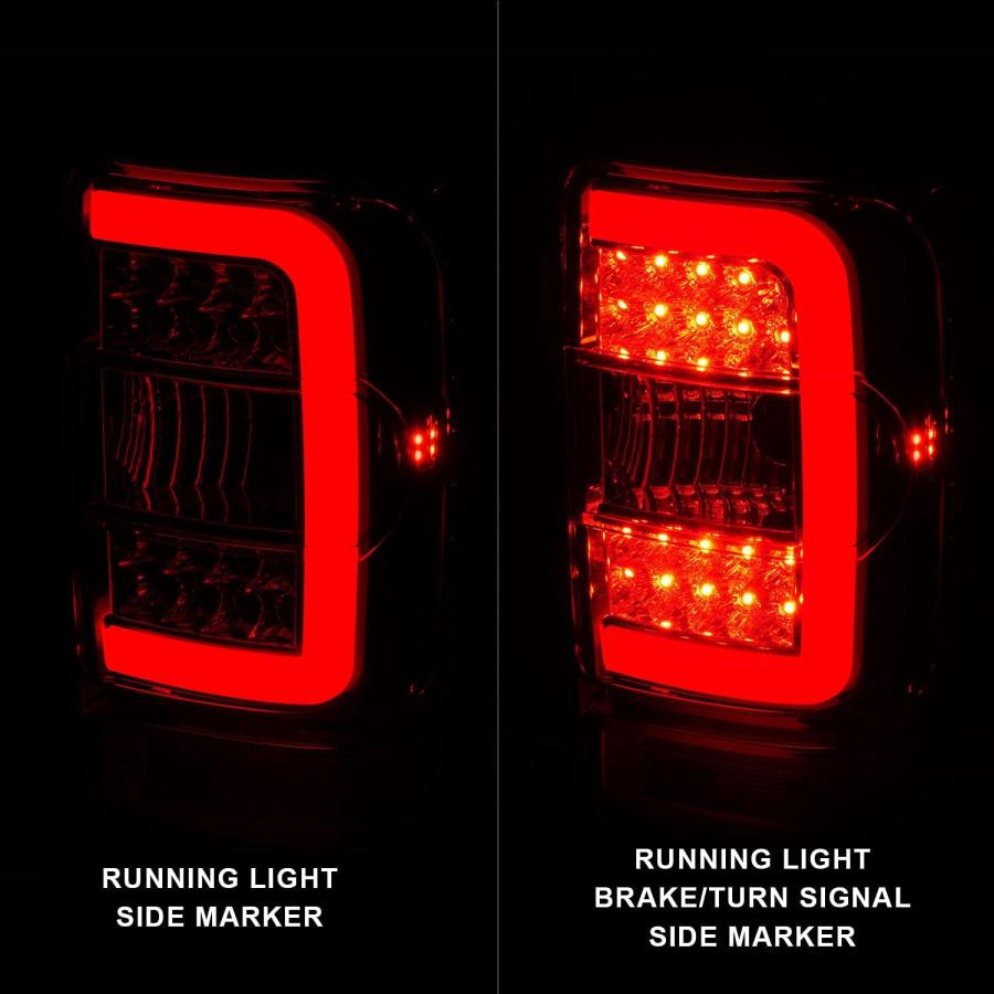 【並行輸入品】AmeriLite 交換用ブレーキテールライト 2001-2011 フォード レンジャー Cタイプ LED チューブ クリスタル クロー_7