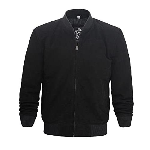 【並行輸入品】Decrum Mens Suede Jacket   Black Leather Jackets for Men | [1109の画像