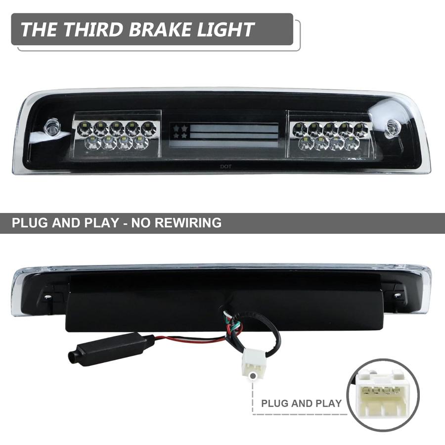 【並行輸入品】Bomusou LED 3番目のサードブレーキライト 2009-2017 Dodge Ram 1500 2010-17 Dodge Ra_3