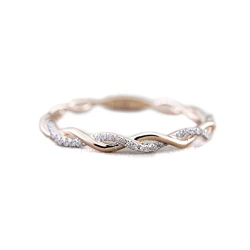 ツイストリング 並行輸入品】PULABO ツイストリング ダイヤモンド フルエタニティ 結婚