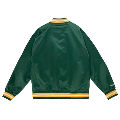 【並行輸入品】Mitchell & Ness Mens Lightweight Satin Jacket Coats Jackets Outeの画像