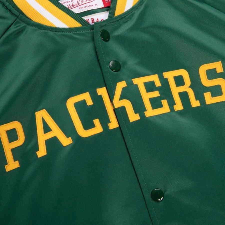 【並行輸入品】Mitchell & Ness Mens Lightweight Satin Jacket Coats Jackets Outeの画像