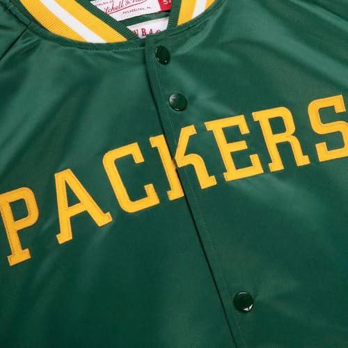 【並行輸入品】Mitchell & Ness Mens Lightweight Satin Jacket Coats Jackets Outeの画像
