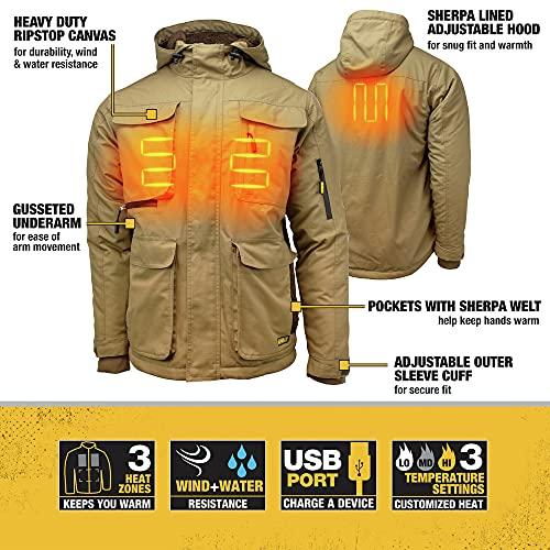 【並行輸入品】Dewalt Mens Jacket, Brown, L DEWALT Mens Jacket, Brown, Lの画像