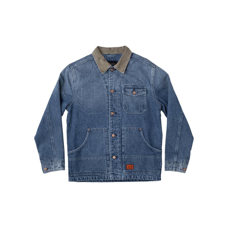 RVCA（ルーカ） 【並行輸入品】RVCA Mens Denim Jacket Chainmail