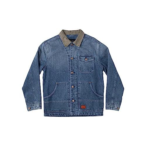 RVCA デニム　ジャケット　アウター RVCA 【並行輸入品】RVCA Mens Denim Jacket Chainmail (Broken