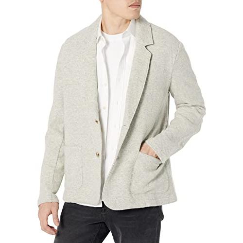 【並行輸入品】Vince Men's Wool Fleece Blazer, LT H Grey, XX Largeの画像