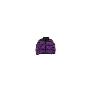 【並行輸入品】ウィンターパーカーコットンコートメンズスタンドカラーポケットウォームダウンフグジャケット purple XXXL Winter Pの画像