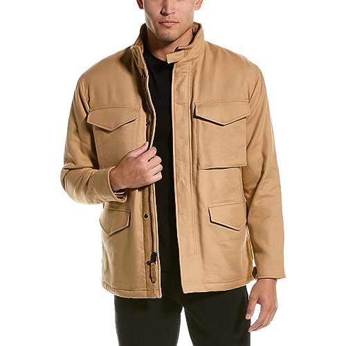 【並行輸入品】Vince Men's Field Jacket, New Camel, Mediumの画像