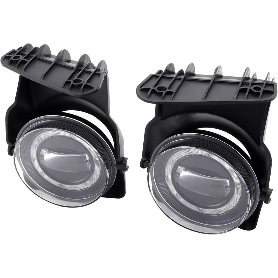 【並行輸入品】MotorFansClub LEDフォグライト DRL付き GMC Sierra 1500 2500HD 3500HD 2003-200_2