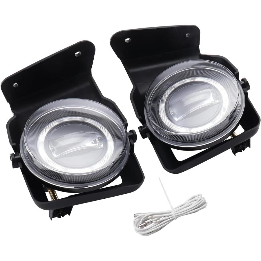 【並行輸入品】MotorFansClub LEDフォグライト DRL付き GMC Sierra 1500 2500HD 3500HD 2003-200_5