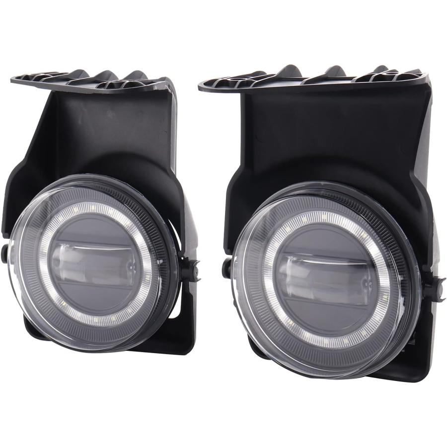【並行輸入品】MotorFansClub LEDフォグライト DRL付き GMC Sierra 1500 2500HD 3500HD 2003-200_7