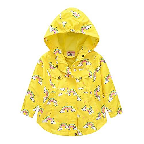 GoodLock(TM) Toddler Little Girls Rainbow Hooded Windbreaker Wat 並行輸入品｜good-face｜02