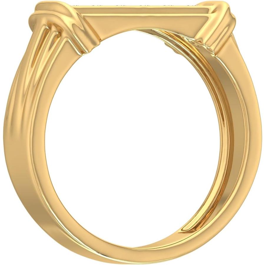 【並行輸入品】FINEROCK 1/4 Carat (ctw) Nick Set 6-Stone MensDiamond Wedding Band Rの画像
