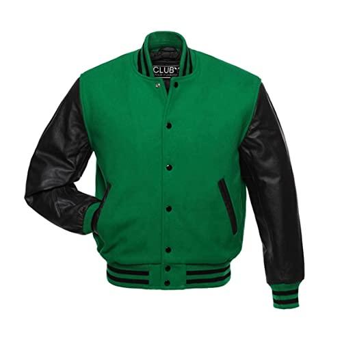 【並行輸入品】Mens Fit Varsity Baseball Jacket/Club Corp Mens Premium Collegeの画像