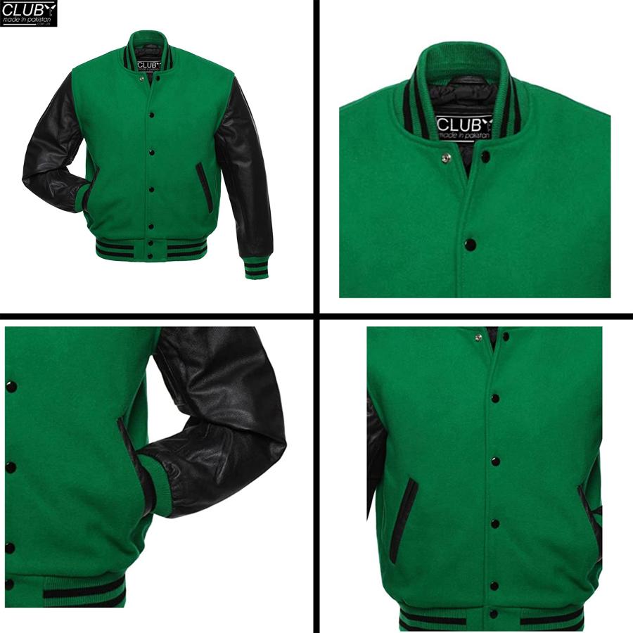 【並行輸入品】Mens Fit Varsity Baseball Jacket/Club Corp Mens Premium Collegeの画像