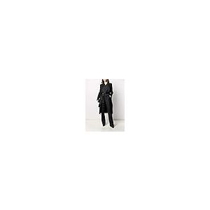【並行輸入品】SYXMSM Coat Satin Embellished Stand Up Collar Slim Fit, Stable aの画像