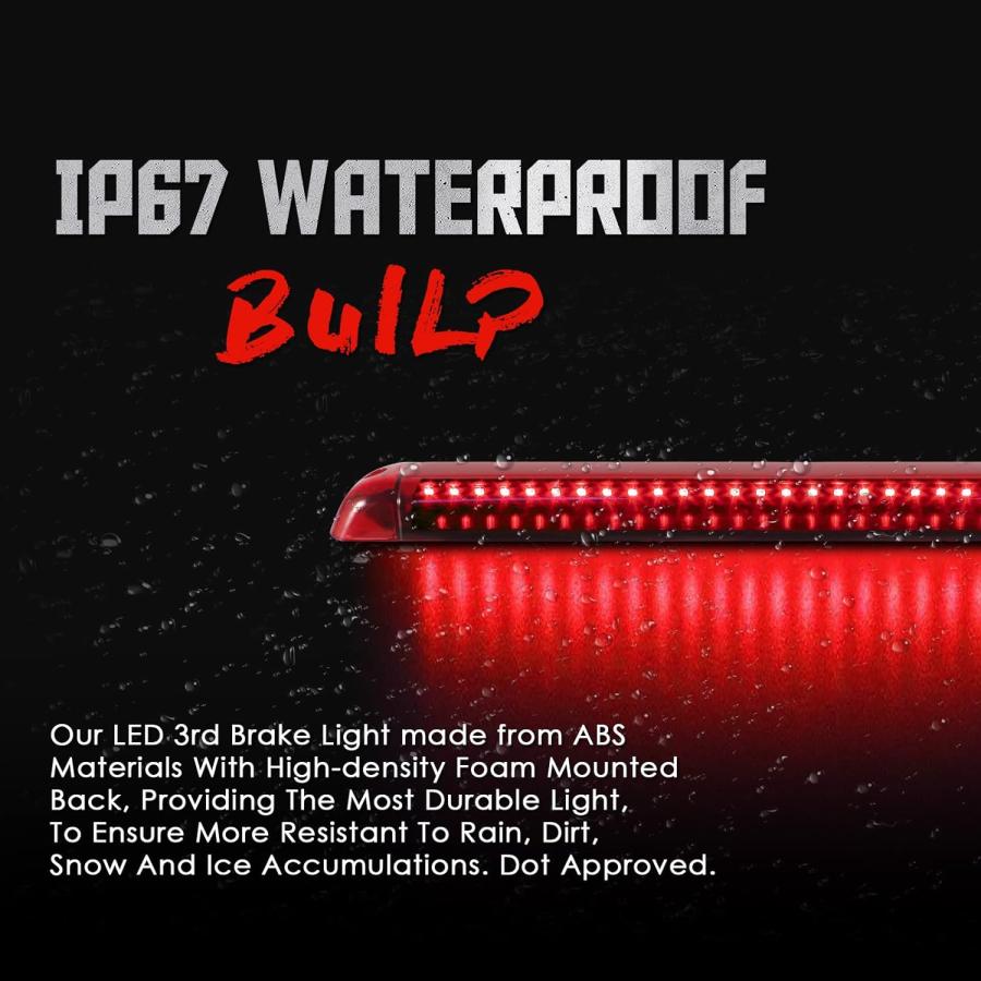 【並行輸入品】Guoord High Mount 3rd Stop Brake Lights  Compatible with 92-99 Chevyの画像