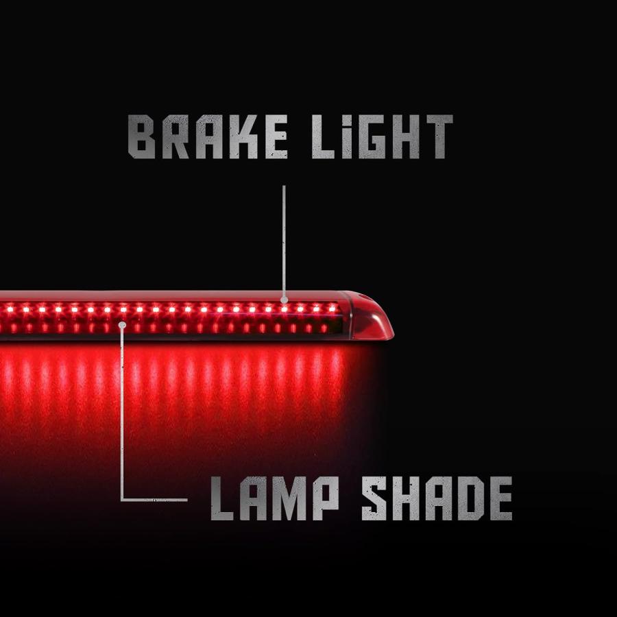【並行輸入品】Guoord High Mount 3rd Stop Brake Lights  Compatible with 92-99 Chevyの画像