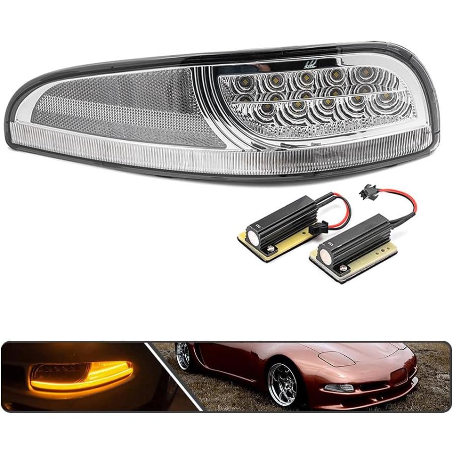 車のサイドライト ダイナミック ターンシグナル ライト サイドフェンダー マーカー インジケーター ライト 2個 用 シート 用 イ ミラー ターンシグナルライト 車用LEDダイナミックターンシグナルウィンカーサイドマーカーフェンダーライトプジョー207 308 30 サイド ... インジケーターライト 2x LED ダイナミックサイドマーカーターンシグナルライトシーケンシャルウインカーランプ 911 カレラタル