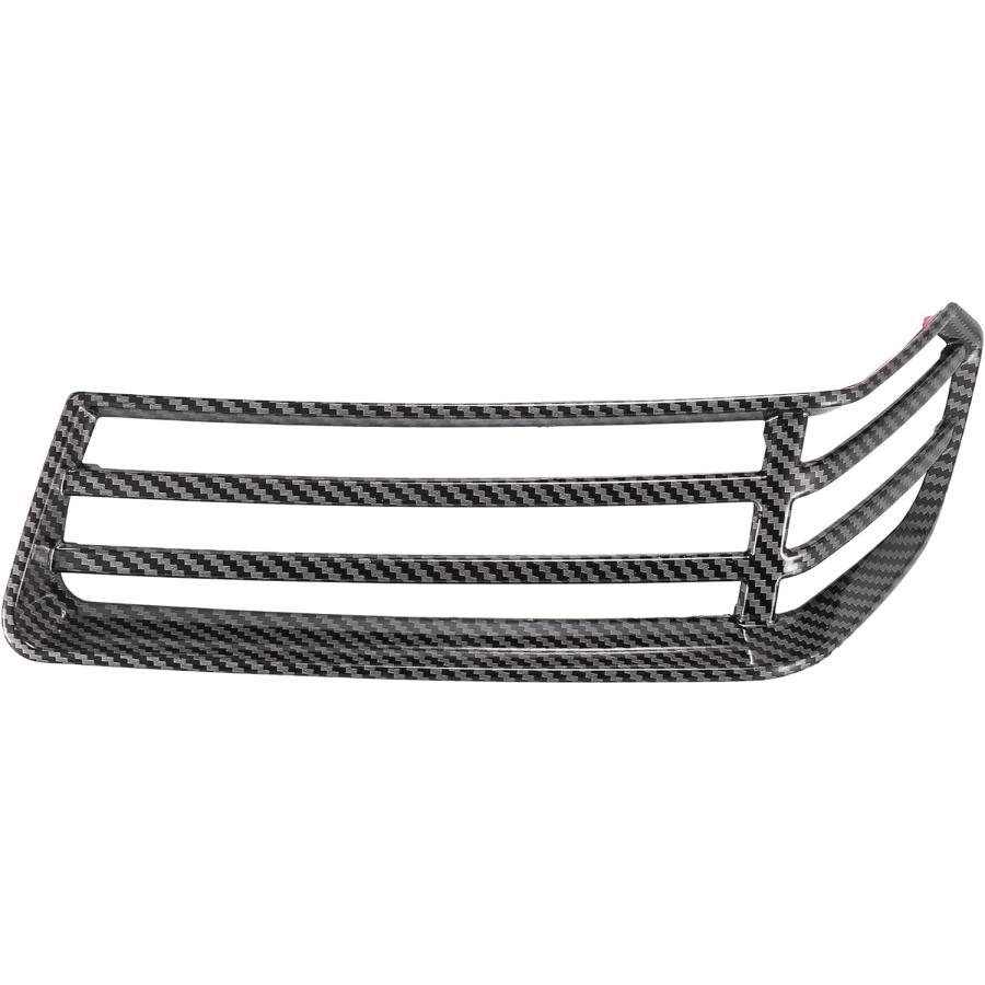 【並行輸入品】X AUTOHAUX Pair Carbon Fiber Pattern Exterior Front Wheel Eyebrow Liの画像