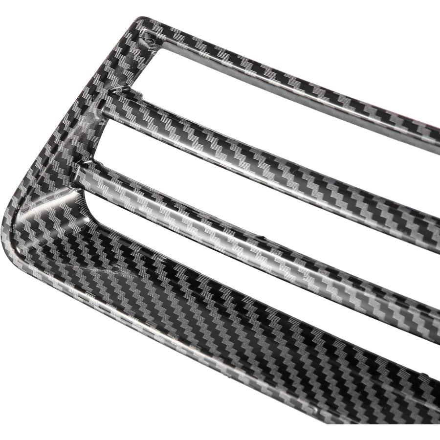 【並行輸入品】X AUTOHAUX Pair Carbon Fiber Pattern Exterior Front Wheel Eyebrow Liの画像