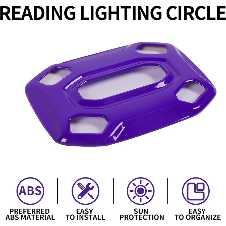 【並行輸入品】SQQP Front Middle Rear Reading Light Panel Cover  3Pcs Roof Readingの画像