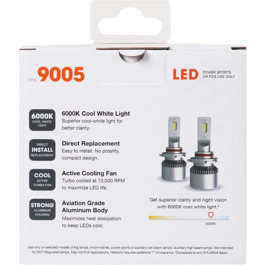 並行輸入品】SYLVANIA 9005 LED パワースポーツ ヘッドライト