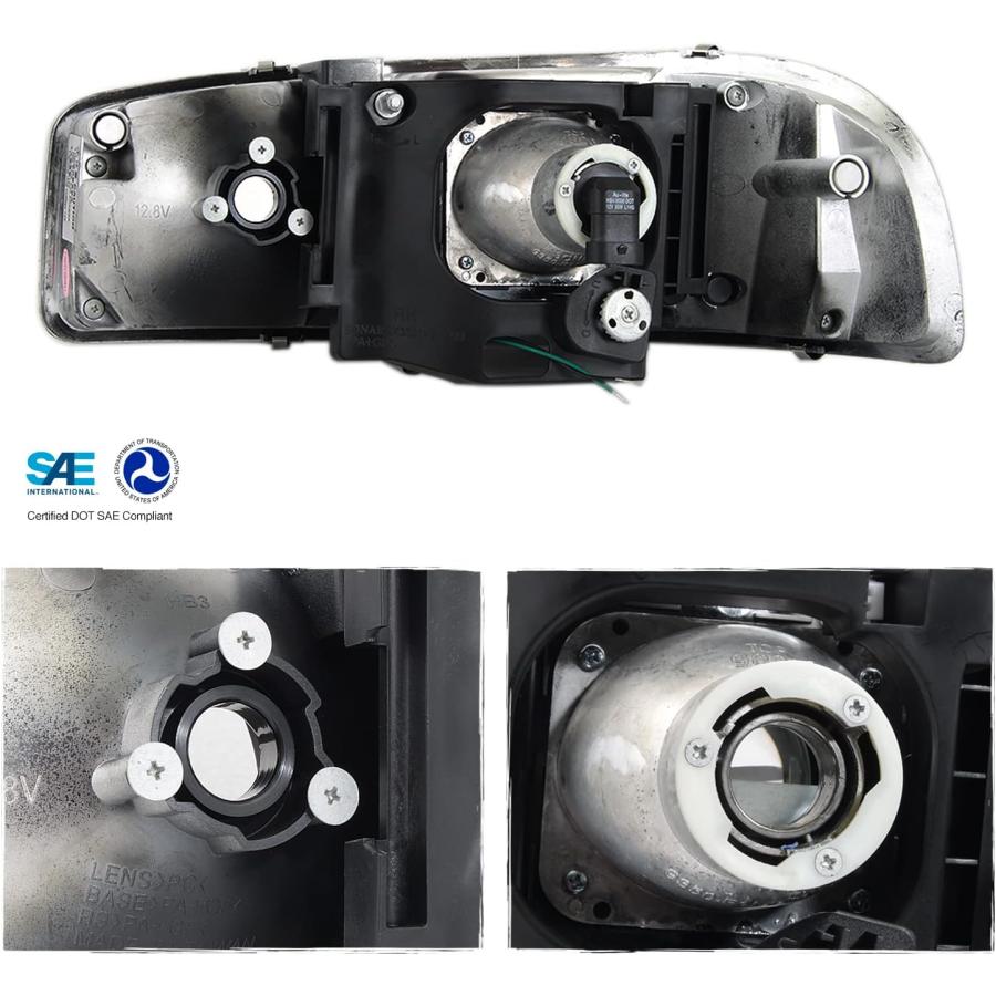 【並行輸入品】AKKON - 1999-2006 GMC Sierra Yukon XL Denali LEDチューブ DRL プロジェクターヘッドラの画像
