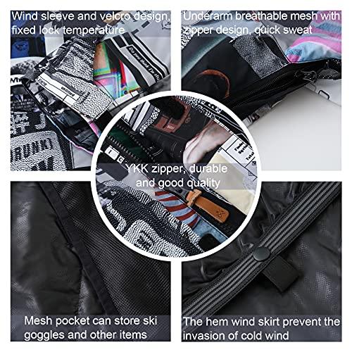 【並行輸入品】IMPHUT Men's Winter Snow Coat Ski Suits Snowboard Jacket Pants Wの画像
