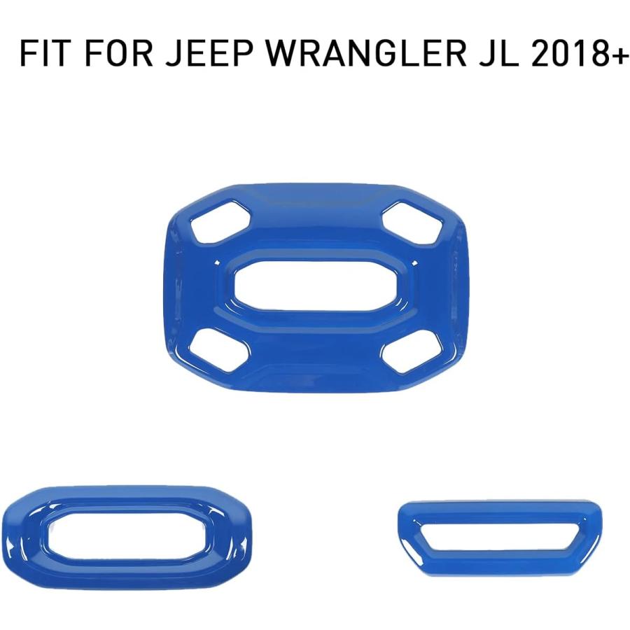 【並行輸入品】3PCS Car Front Middle Rear Reading Light Panel Cover Trim for 2018-2の画像