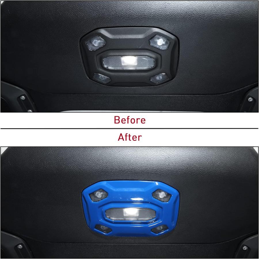 【並行輸入品】3PCS Car Front Middle Rear Reading Light Panel Cover Trim for 2018-2の画像