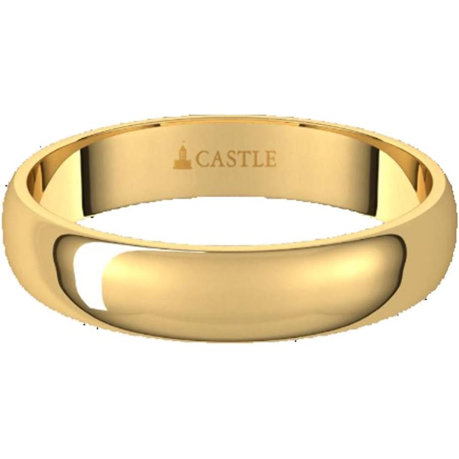 【並行輸入品】Lightweight Gold Mens Womens Wedding Band Solid 10K/14K/18K Rose/Whiの画像