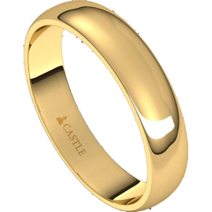 【並行輸入品】Lightweight Gold Mens Womens Wedding Band Solid 10K/14K/18K Rose/Whiの画像