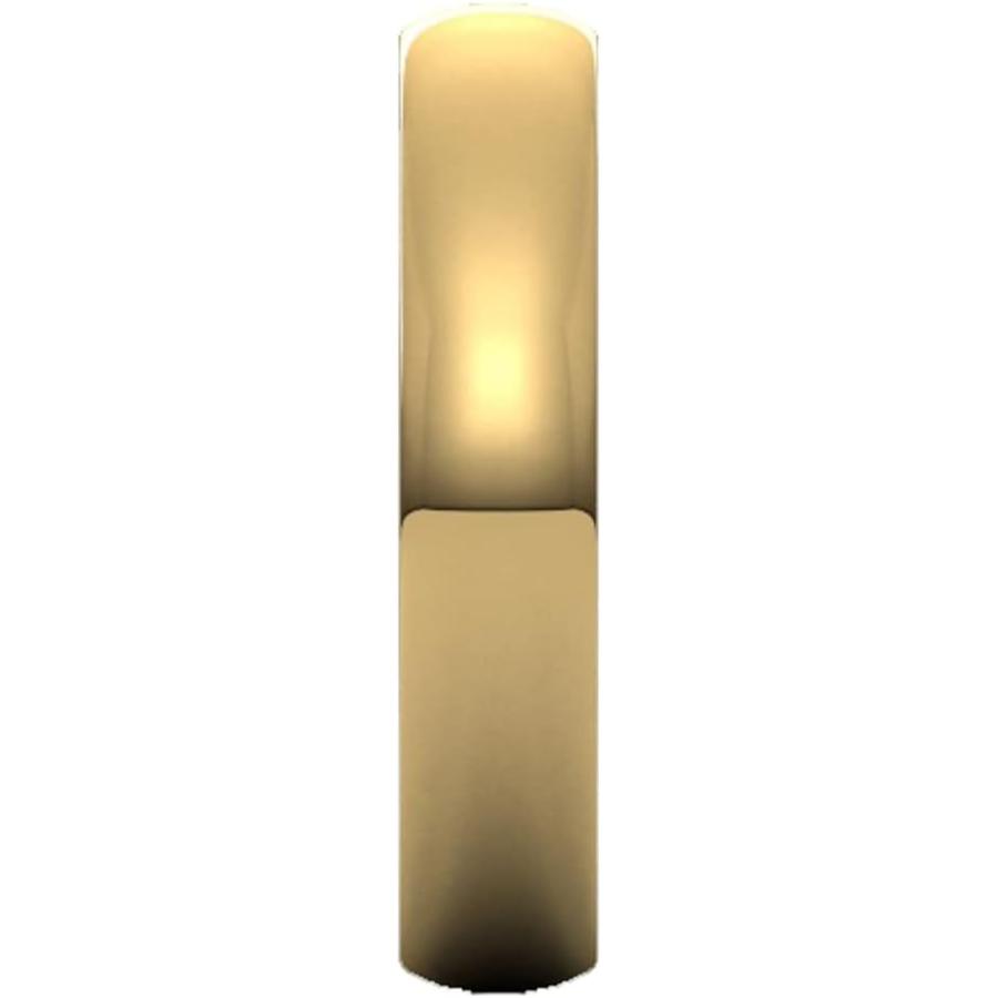 【並行輸入品】Lightweight Gold Mens Womens Wedding Band Solid 10K/14K/18K Rose/Whiの画像